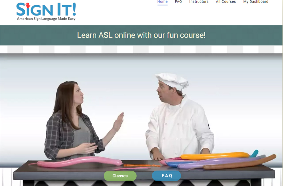 Learn ASL online