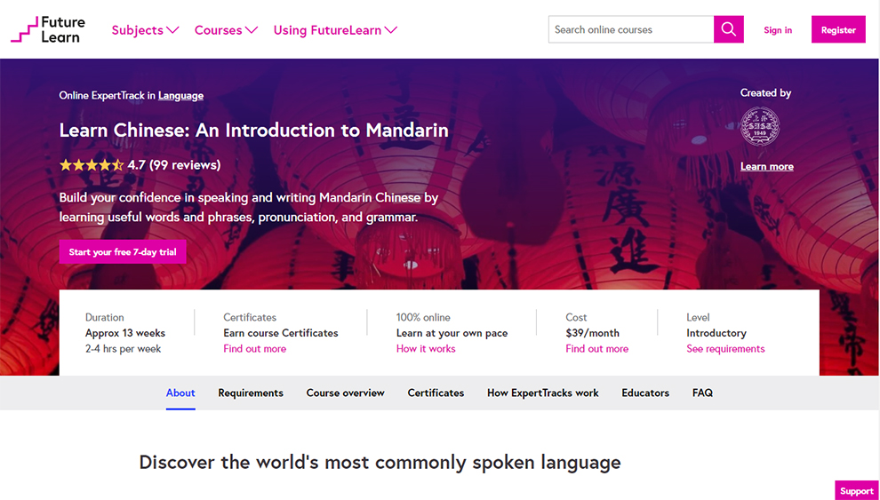 Learn Chinese: An Introduction to Mandarin