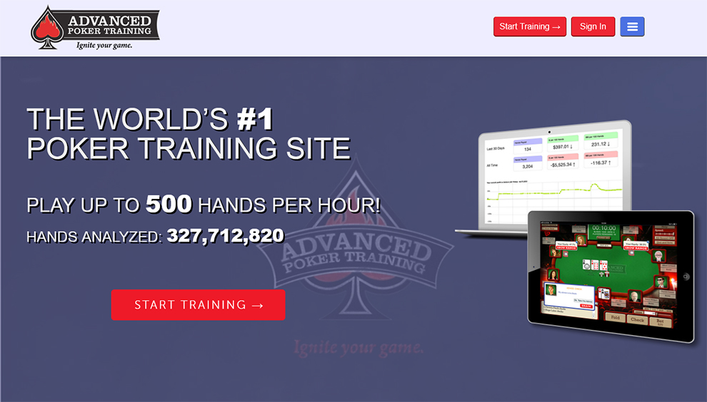 Learn Poker with Advanced Poker Training