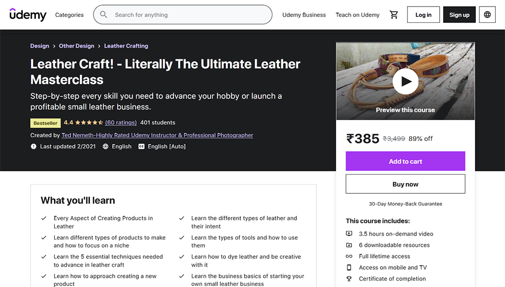 Leather Craft! - Literally The Ultimate Leather Masterclass