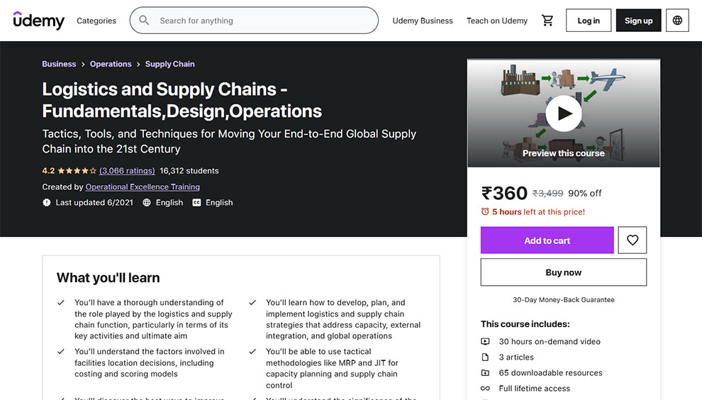 Logistics and Supply Chains – Fundamentals, Design, Operations