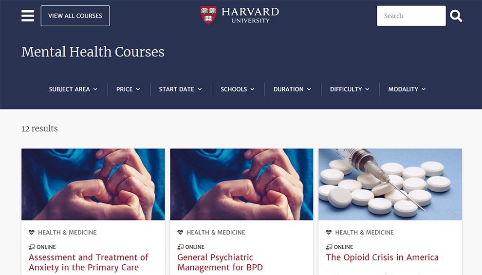 Mental Health Courses