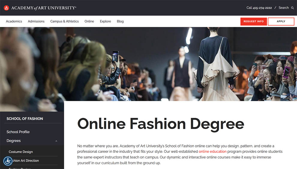 Online Fashion Degree