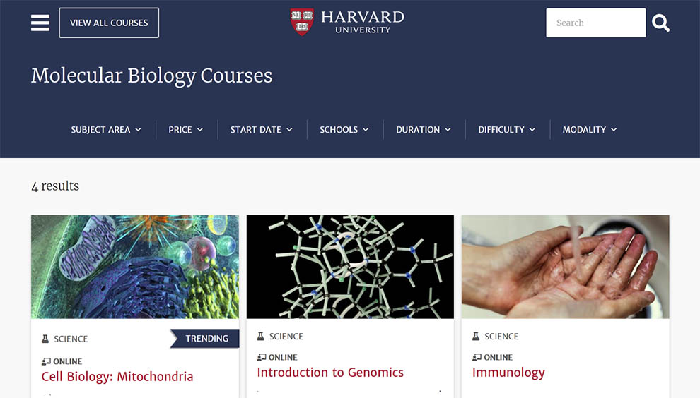 Online Molecular Biology Courses