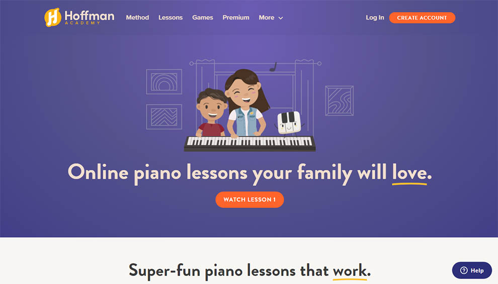 Online Piano Lessons by Hoffman Academy