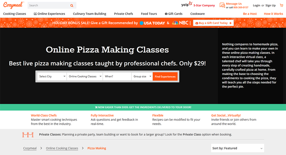 Best Online Pizza Making Classes