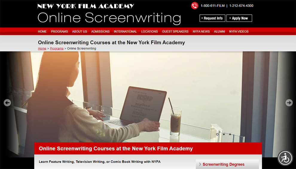 Online Screenwriting Courses at the New York Film Academy