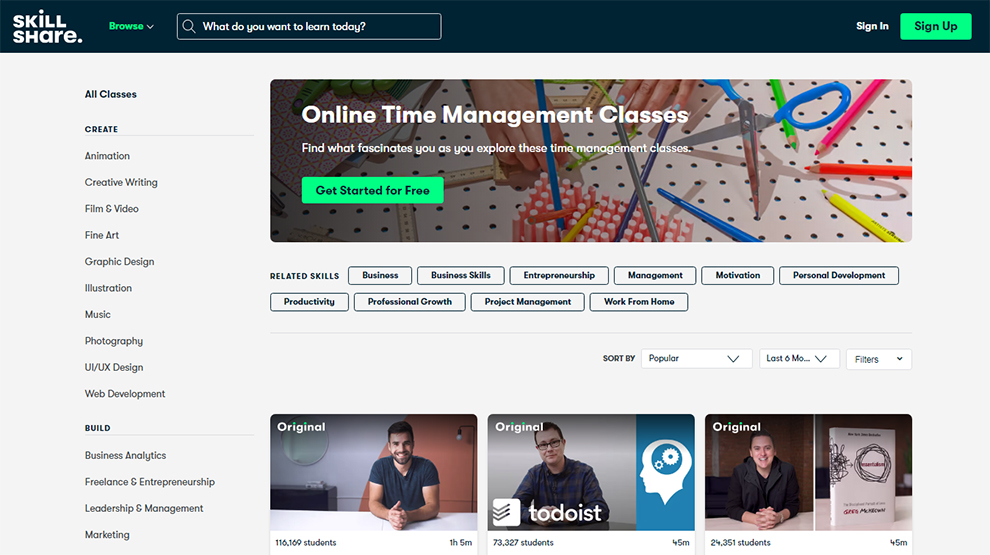Online Time Management Classes