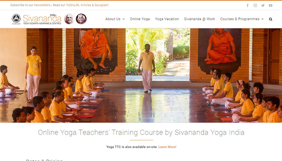 Online Yoga Teachers' Training Course
