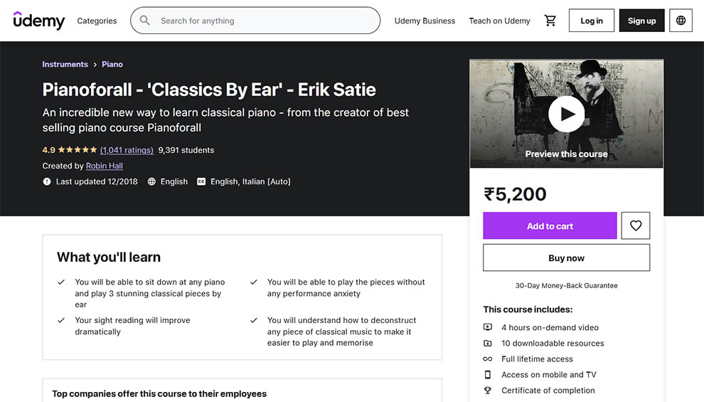 Pianoforall - 'Classics By Ear' - Erik Satie