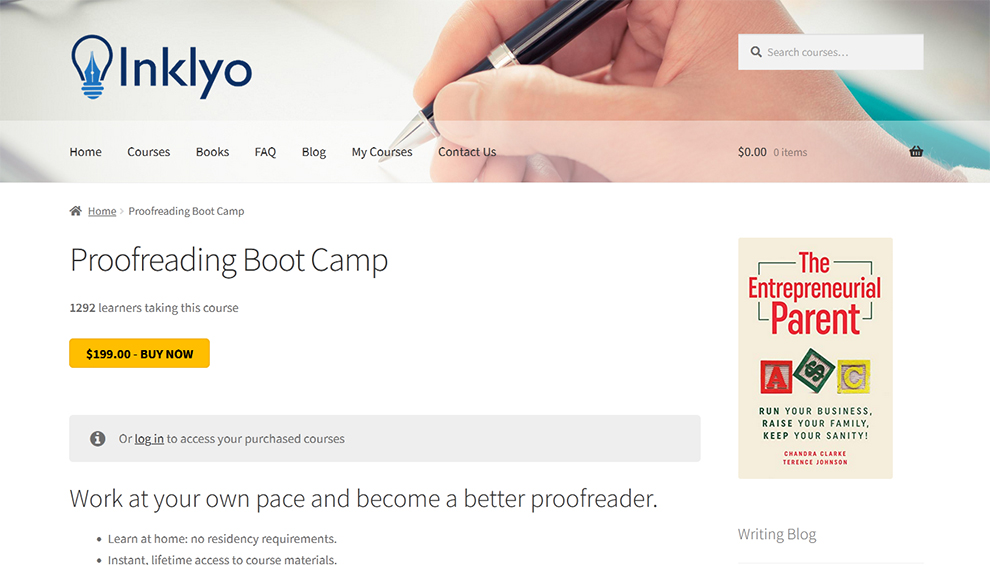 Proofreading Boot Camp by Inklyo