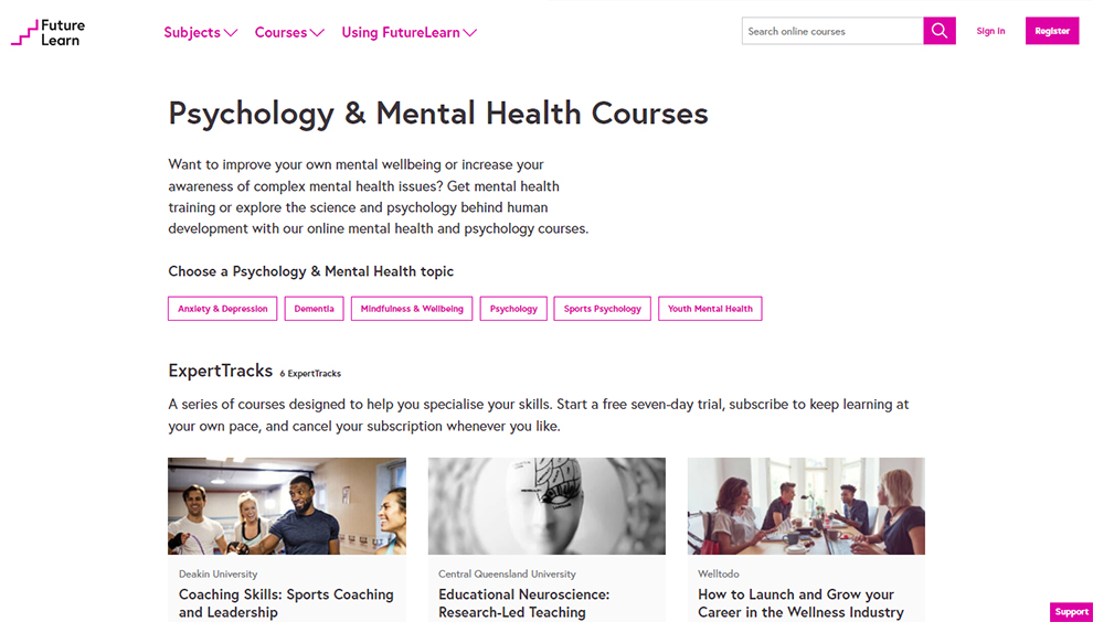 Psychology  Mental Health Courses