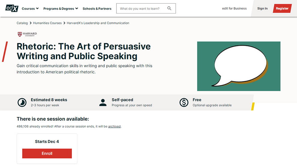 Rhetoric: The Art of Persuasive Writing and Public Speaking