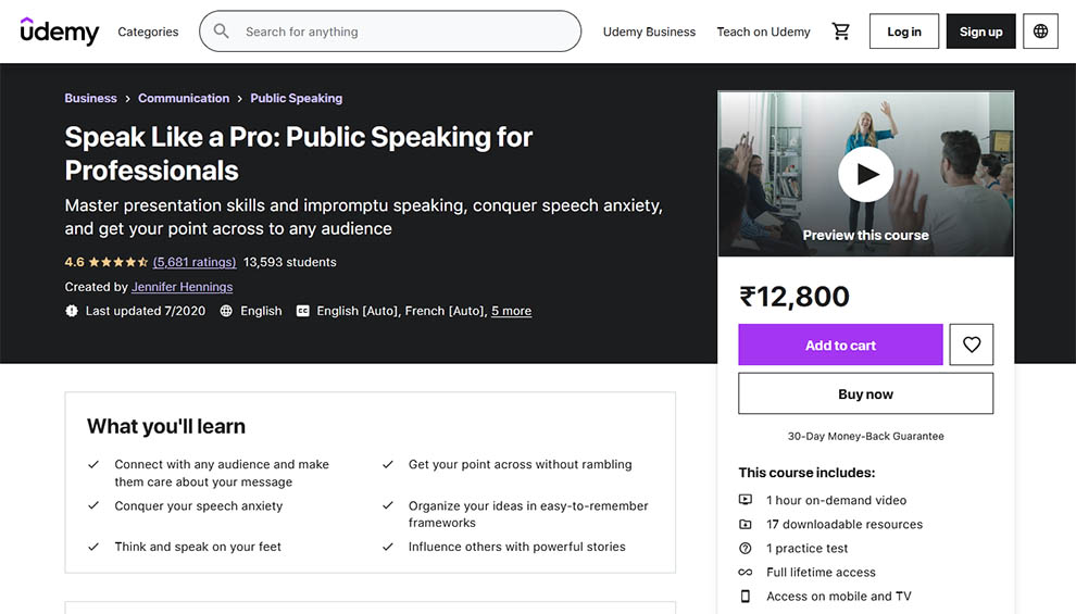 Speak like a Pro: Public Speaking for Professionals