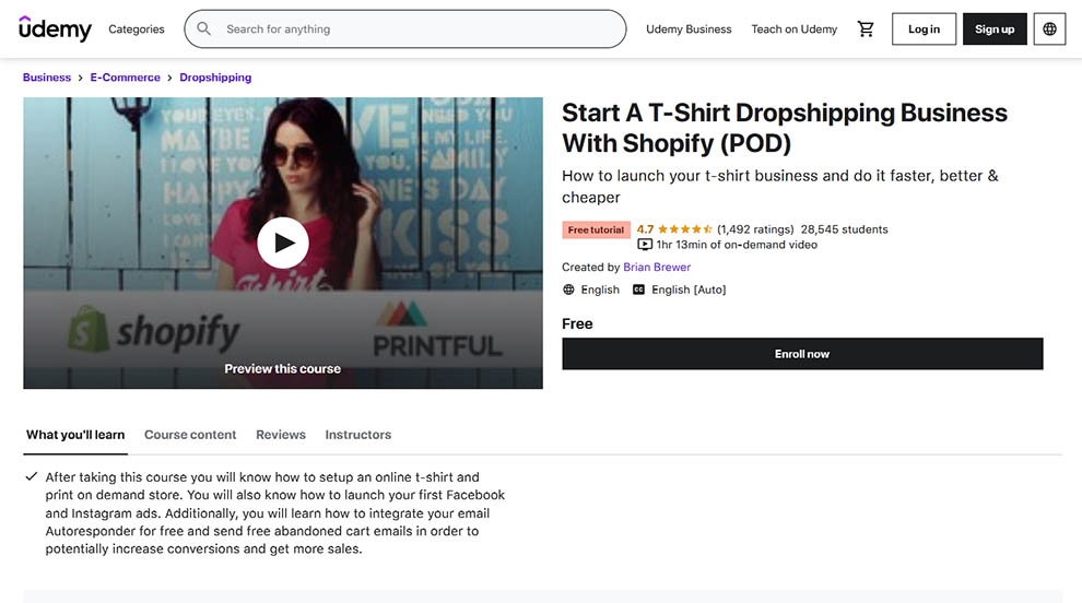 Start A T-Shirt Dropshipping Business With Shopify