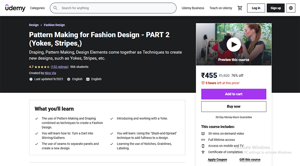Pattern Making for Fashion Design - PART 2