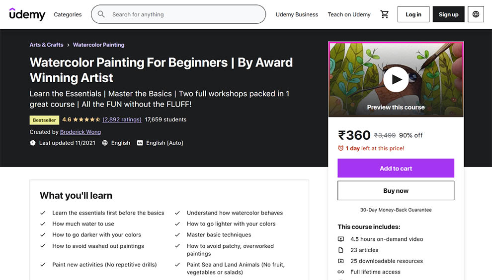 Watercolor Painting For Beginners | By Award Winning Artist