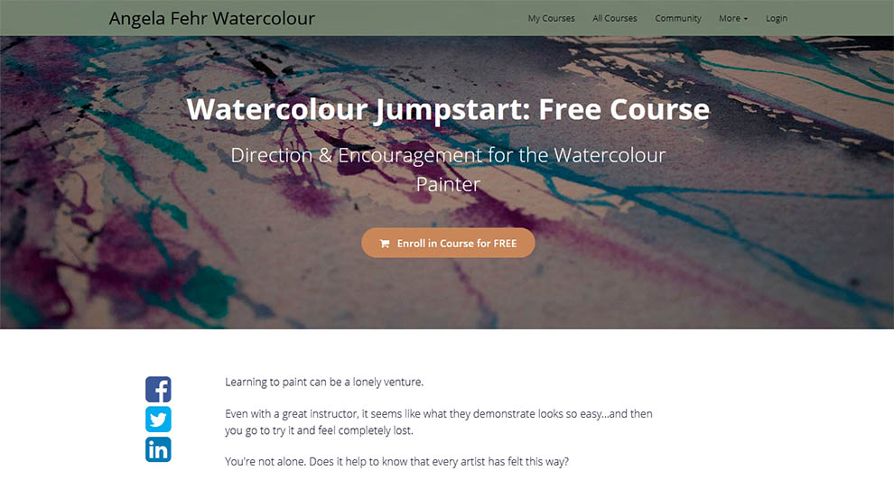 Watercolour Jumpstart: Free Course