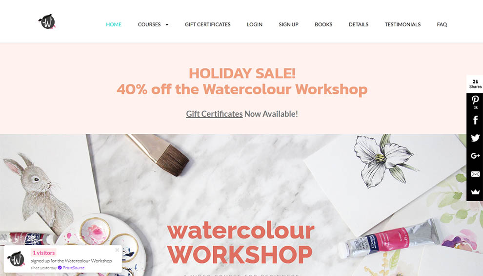 Watercolor workshop