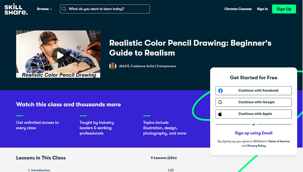 Top Skillshare Classes for Drawing