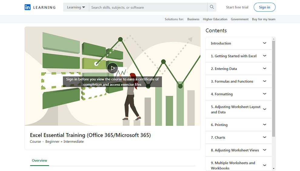 Excel Essential Training