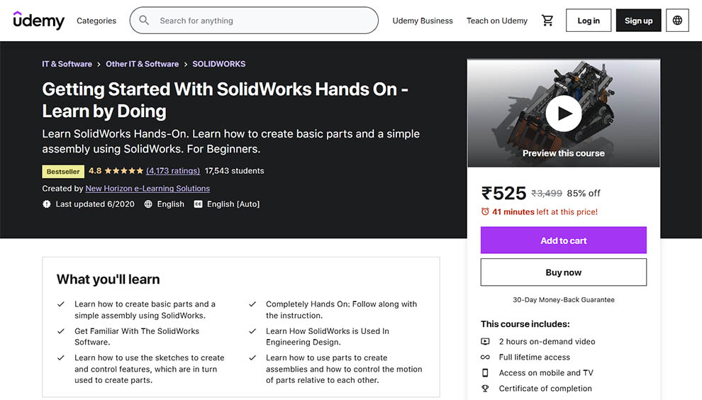 Getting Started with SolidWorks hands-on – Learn by Doing