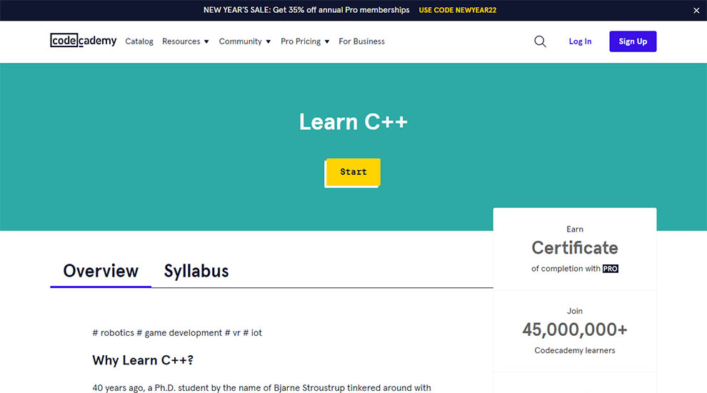 Learn C++ 