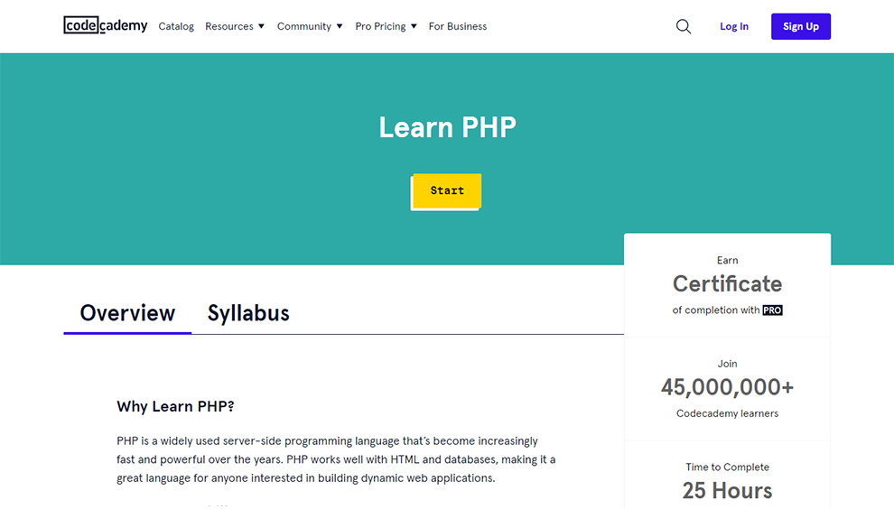 Learn PHP