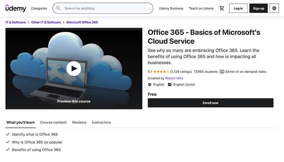 Office 365 - Basics of Microsoft's Cloud Service