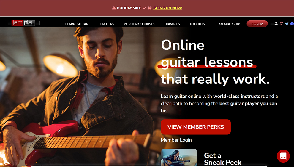 Online Guitar Lessons that really works by JamPlay
