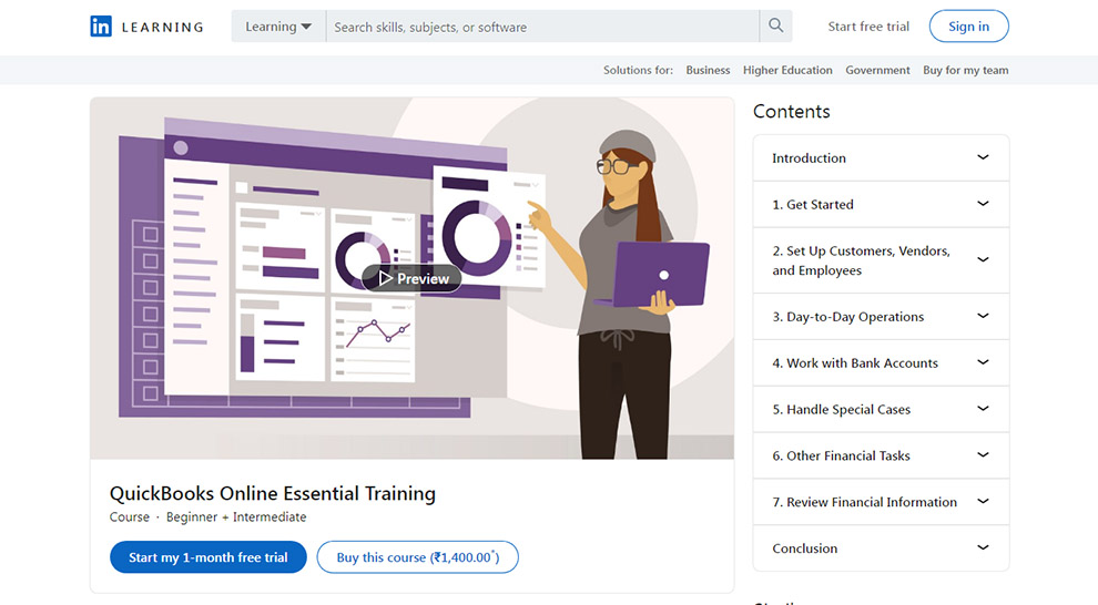 QuickBooks Online Essential Training