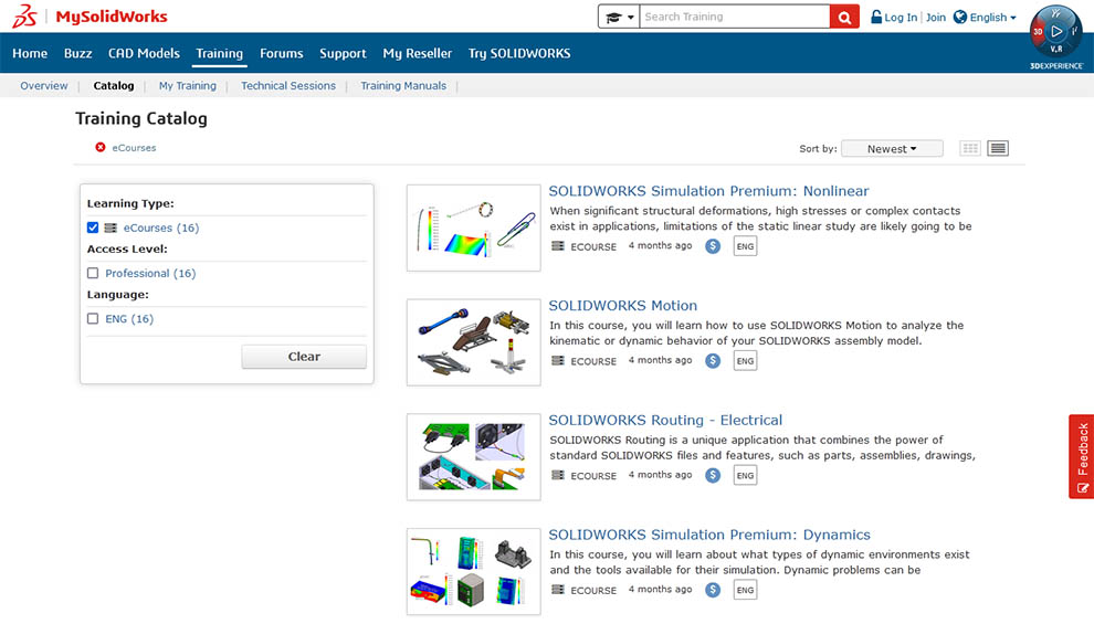 SolidWorks courses online