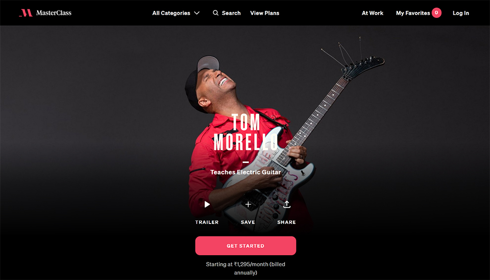 Tom Morello Teaches Electric Guitar by MasterClass