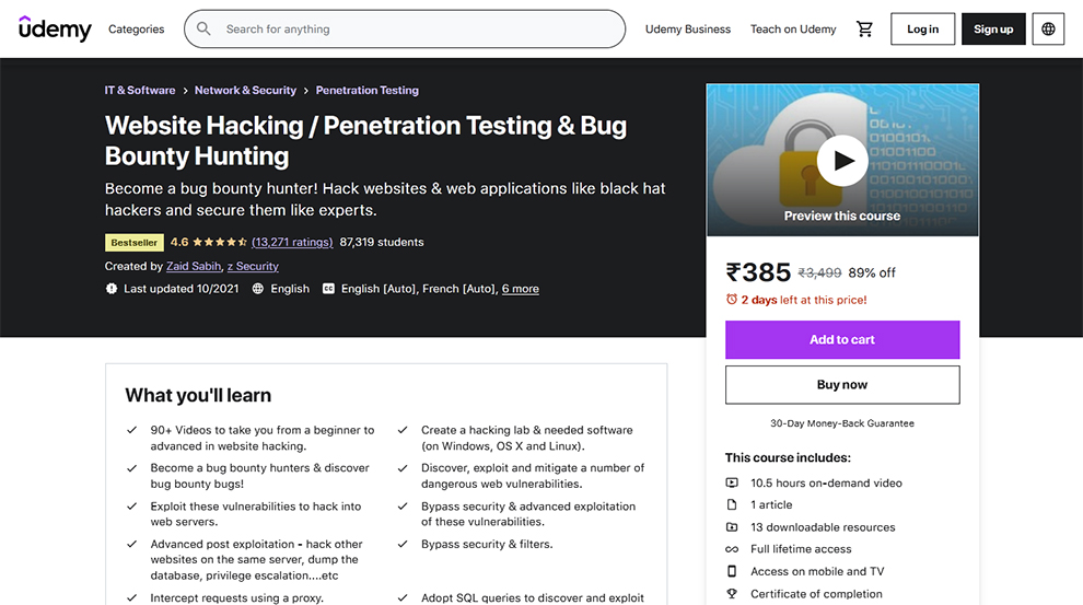 Website Hacking/ Penetration Testing & Bug Bounty Hunting