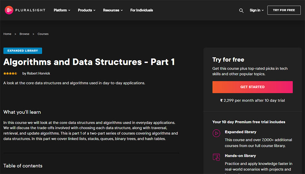 Algorithms and Data Structures – Part 1