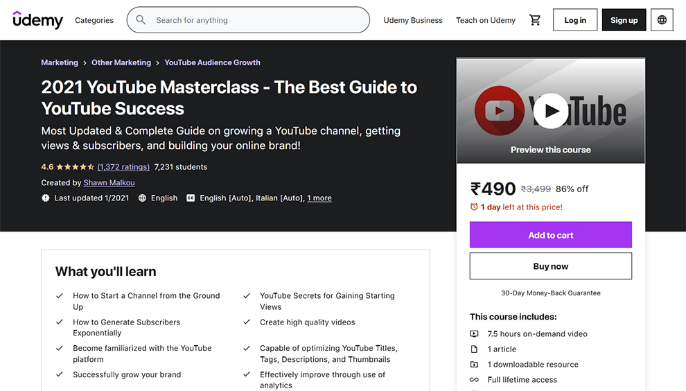 2021 YouTube Masterclass - The Best Guide to YouTube Success