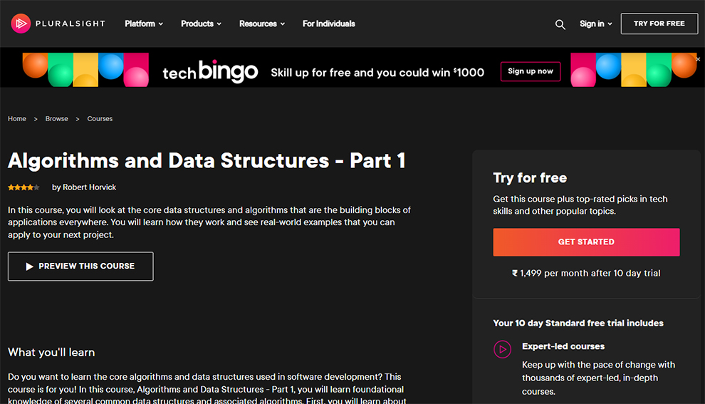 Algorithms and Data Structures - Part 1 