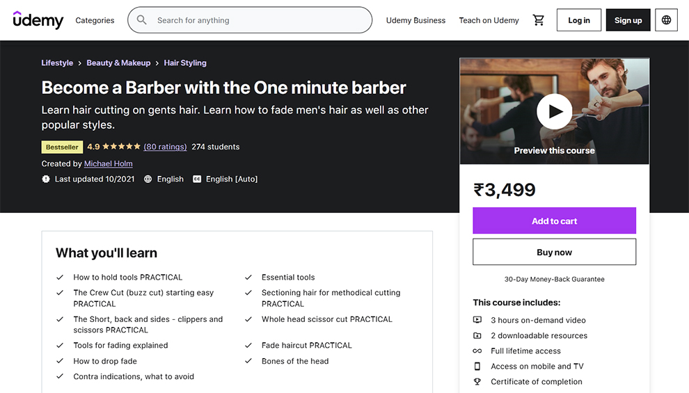 Become A Barber With The One Minute Barber