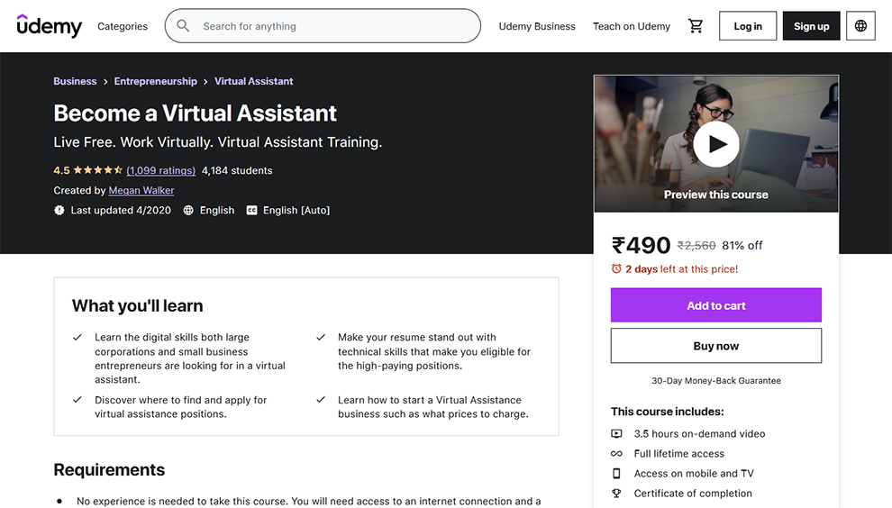 Become a Virtual Assistant