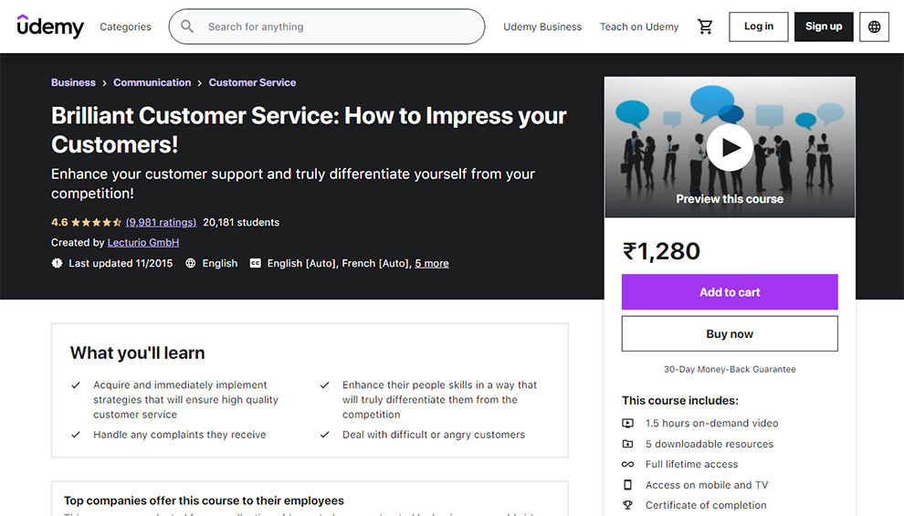 Brilliant Customer Service: How to Impress your Customers