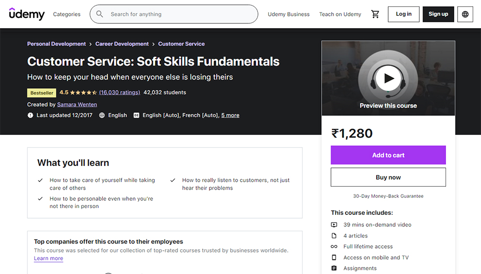 Customer Service: Soft Skills Fundamentals