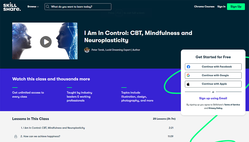 I Am in Control: CBT, Mindfulness and Neuroplasticity