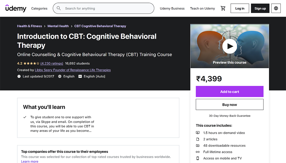 Introduction to CBT: Cognitive Behavioral Therapy