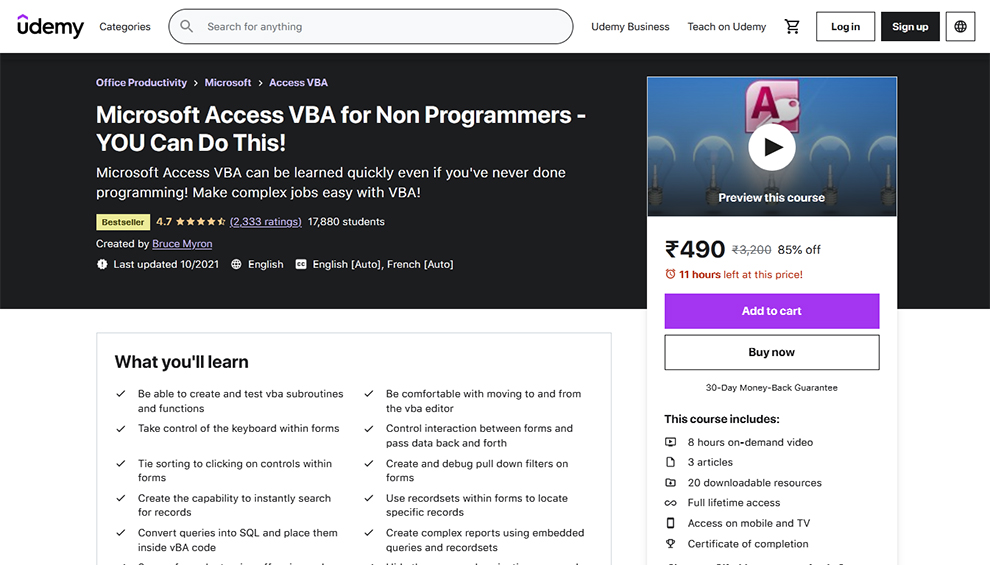 Microsoft Access VBA for Non-Programmers
