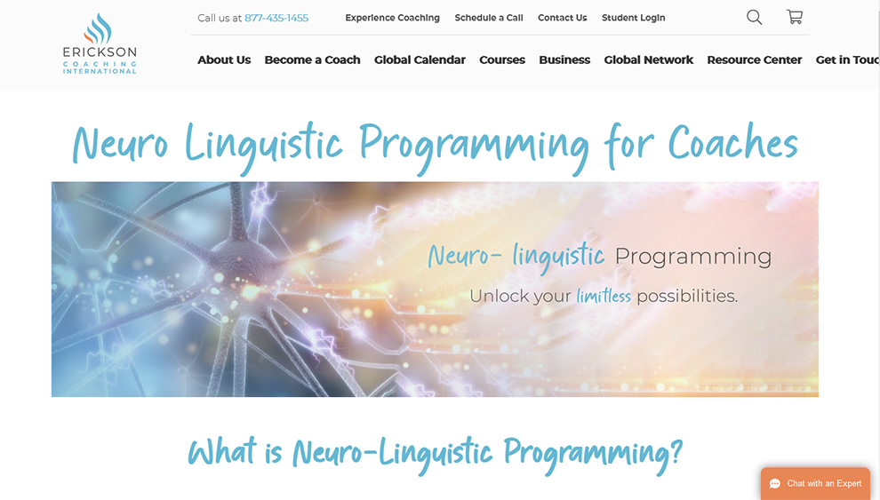Neuro Linguistic Programming online course for coaches