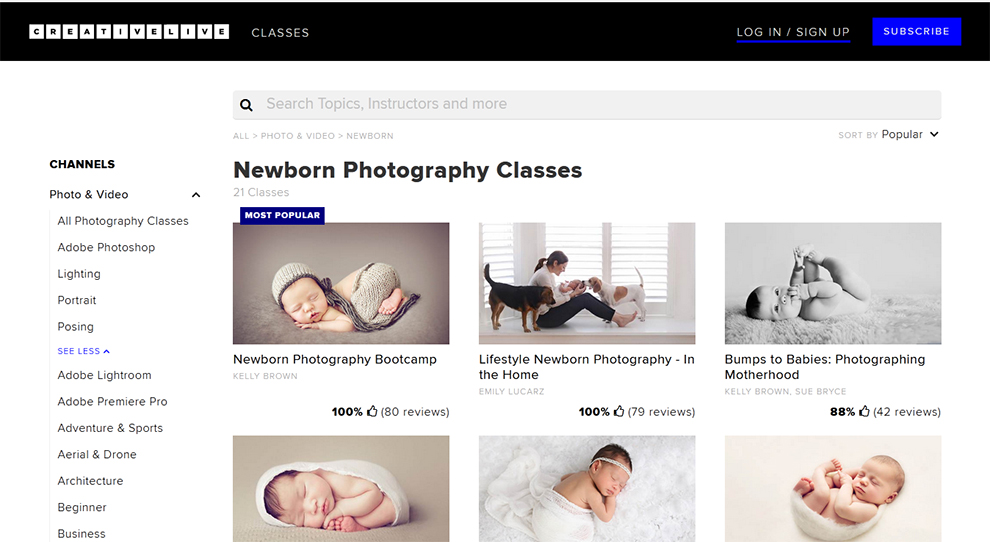 Newborn Photography Classes