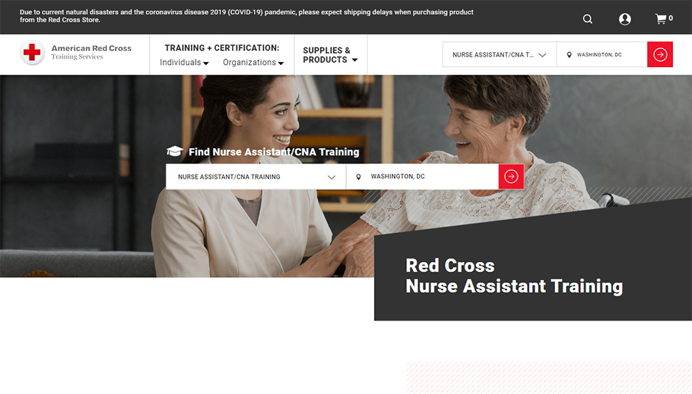Red Cross Nurse Assistant Training