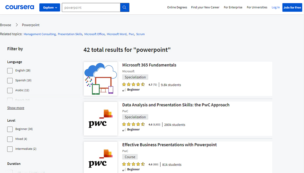 best online powerpoint training PowerPoint Courses