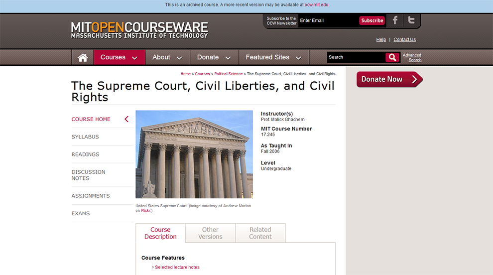The Supreme Court, Civil Liberties, and Civil Rights
