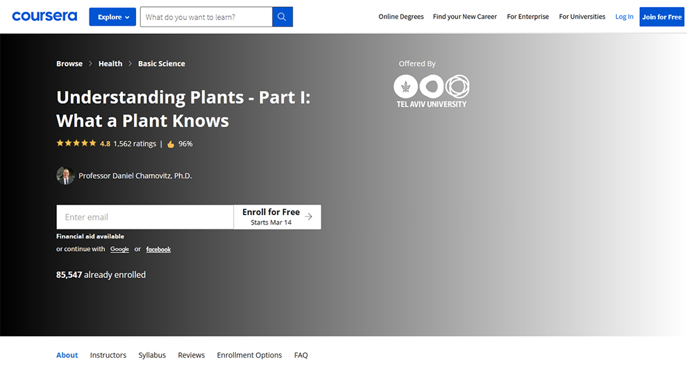 Understanding Plants - Part I